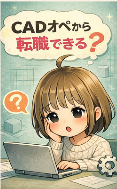 CADオペレーター 転職できるか 不安 悩み
