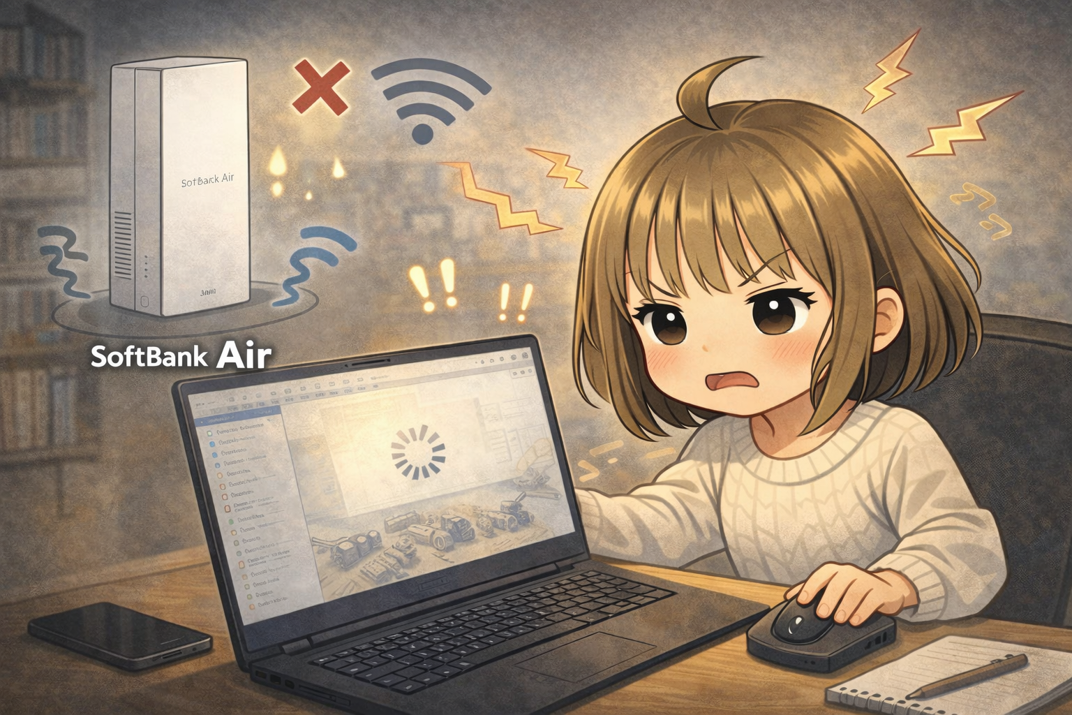 CAD副業のWi-Fiが不安定…SoftBank Airから光回線に乗り換えた体験談 | 在宅CADとキャリア再設計の記録｜Modely-lab