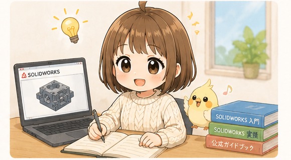 SolidWorksの勉強を始めて毎日が発見の連続